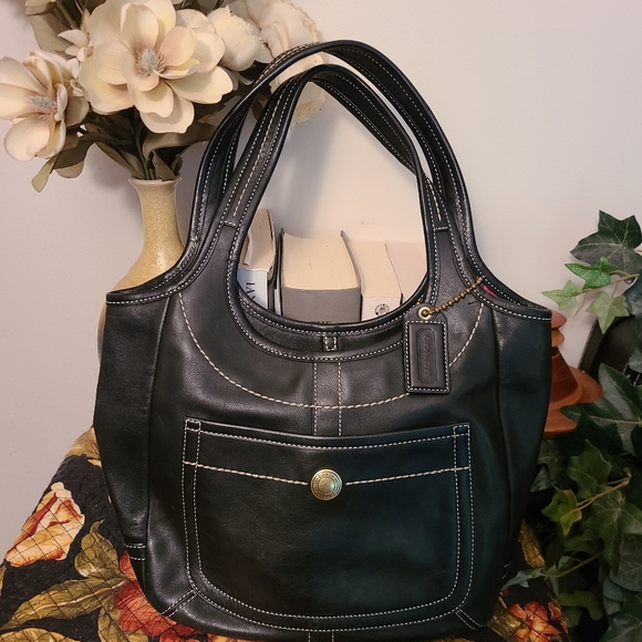 🌈 Coach black Legacy lined satchel 10743 🌈 - Picture 16 of 16
